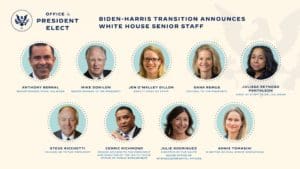 Biden Transition News, White House Senior Staff, November 17, 2020